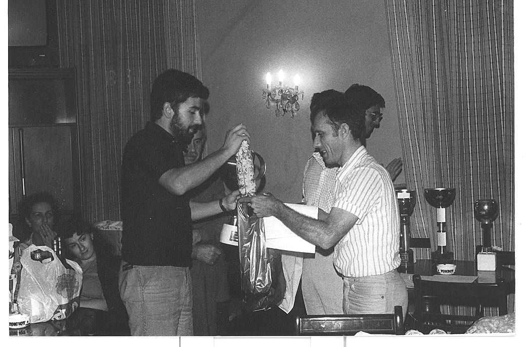 Fotografia storica di una premiazione del circolo